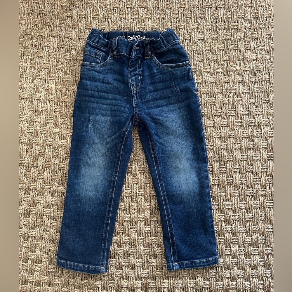 Cat & Jack Toddler Straight Leg Blue Jeans